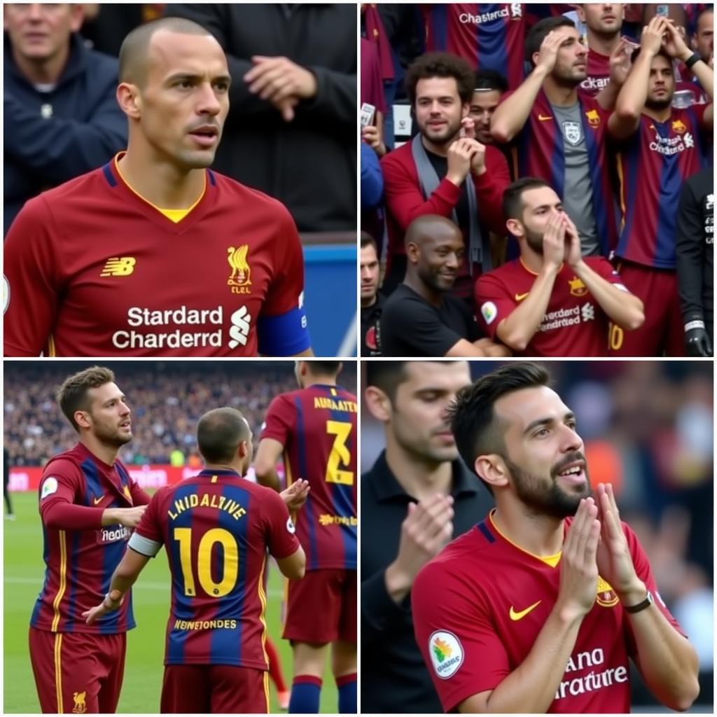 Phản ứng của người hâm mộ Liverpool vs Barcelona