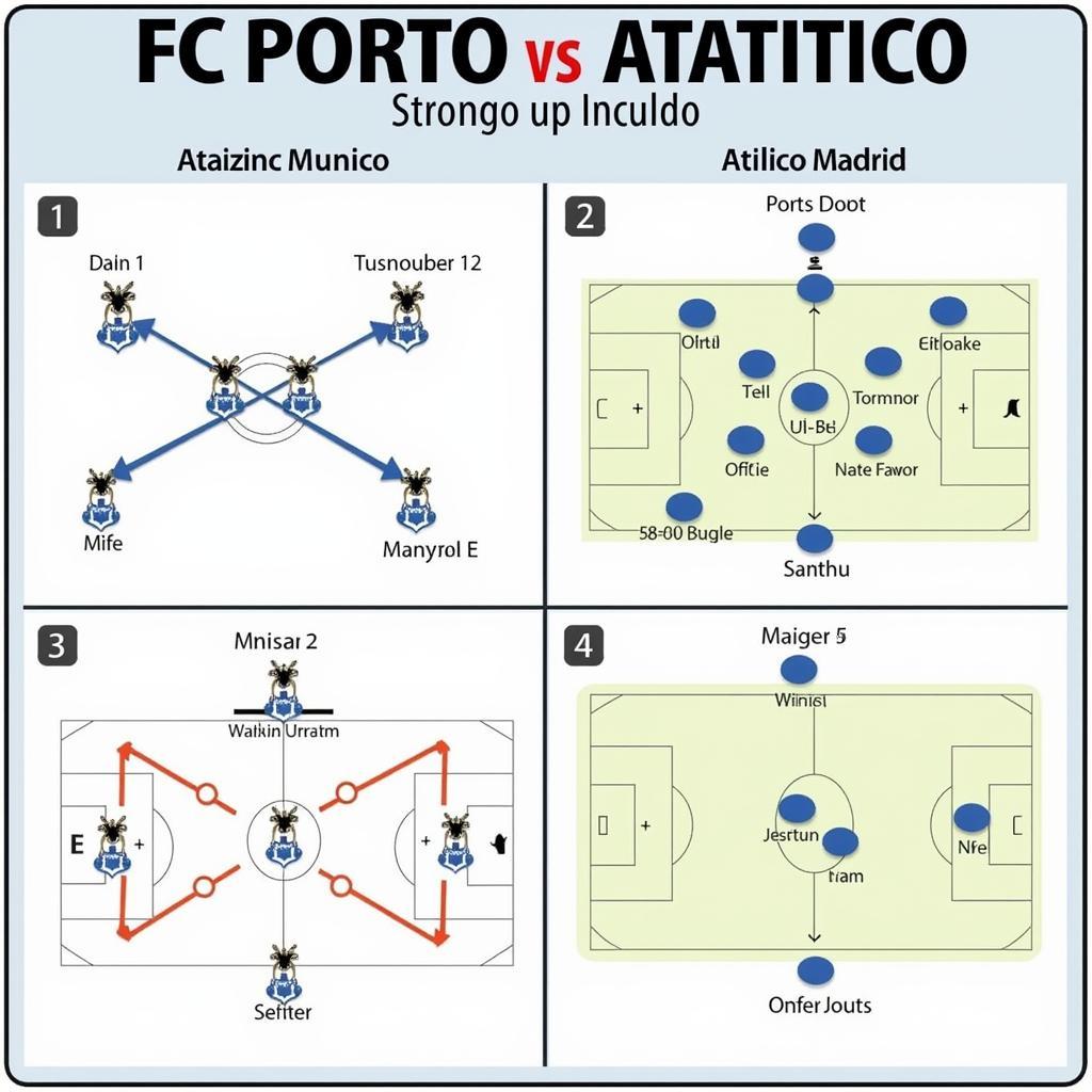 FC Porto và Atletico Madrid: So sánh Chiến thuật