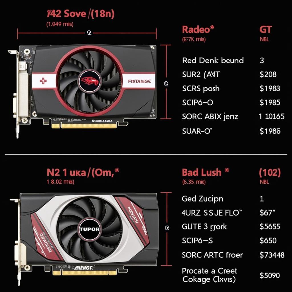 Hình ảnh so sánh Radeon 6670 vs GT 1030 về kích thước và thiết kế