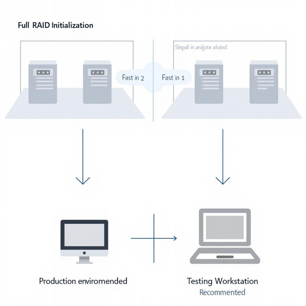 Các tình huống sử dụng Raid Initialization