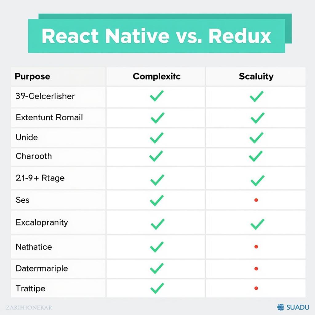 So sánh React Native và Redux