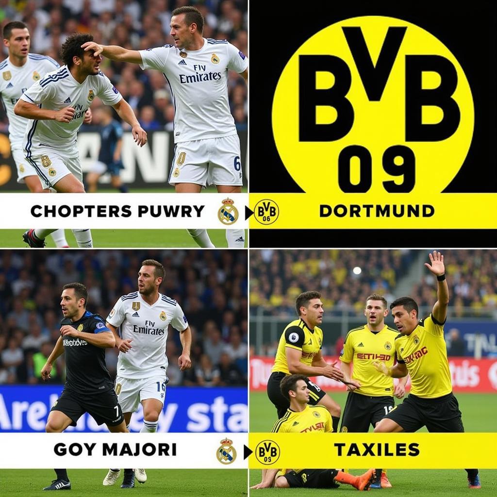 Real Madrid vs Borussia Dortmund: Đối đầu kinh điển