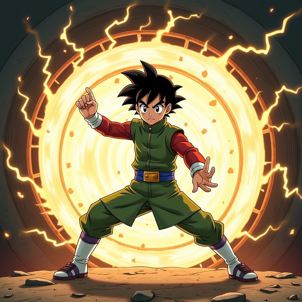 Rock Lee Khai Toả Tám Môn