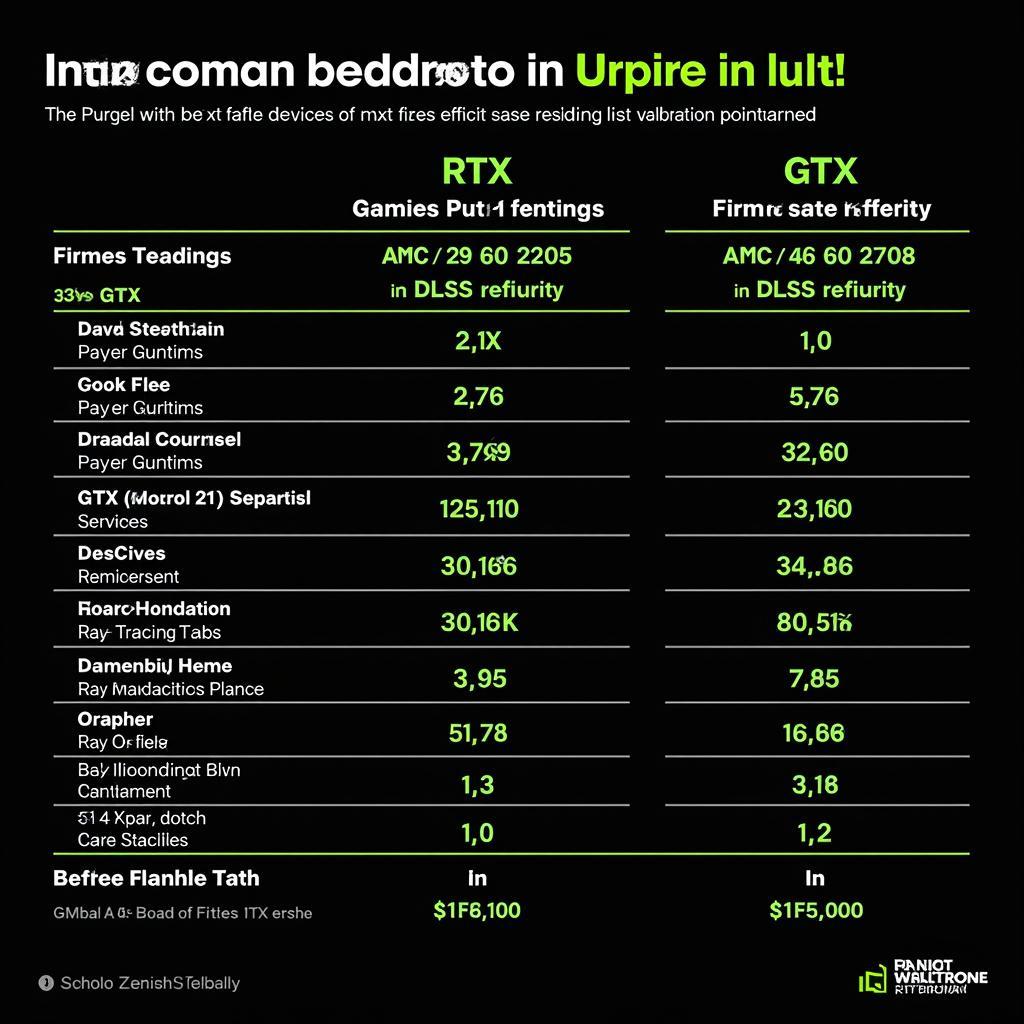 So sánh hiệu năng giữa RTX và GTX