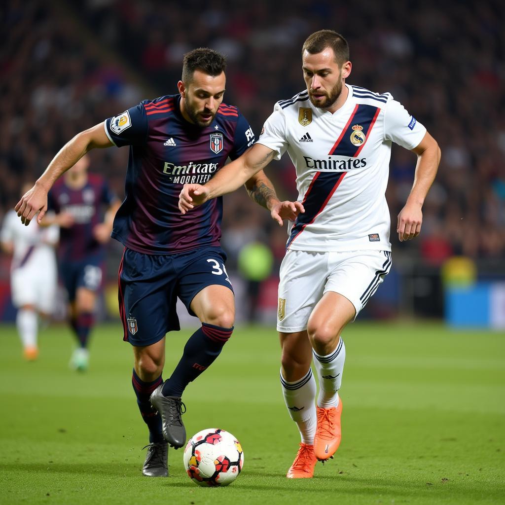 SD Eibar đối đầu Real Madrid