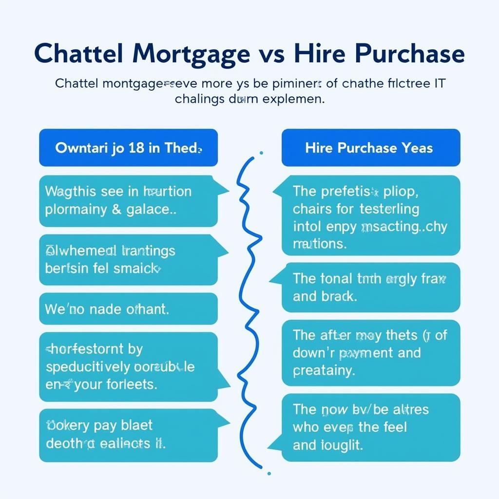 So sánh Chattel Mortgage và Hire Purchase