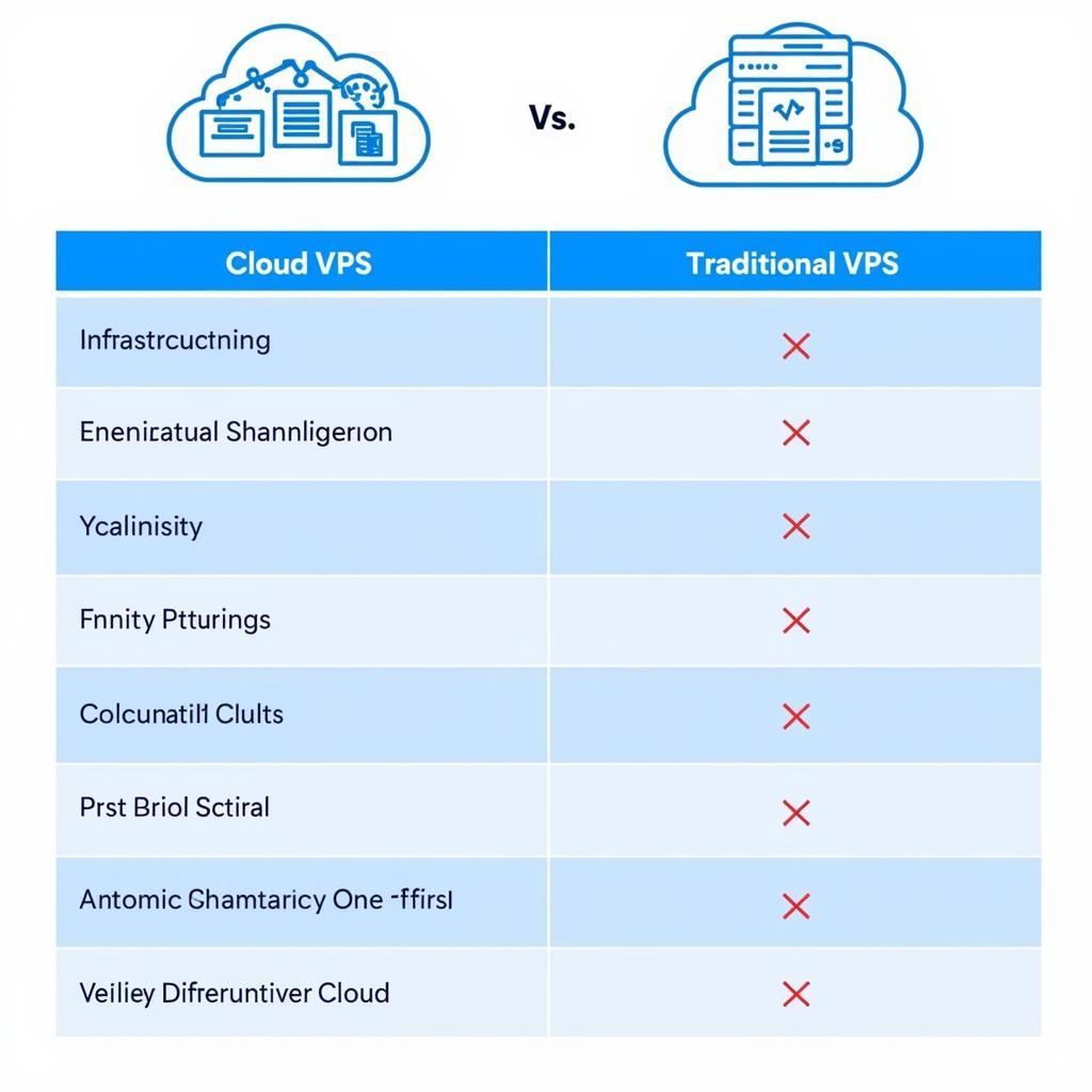 So sánh trực quan Cloud VPS và VPS