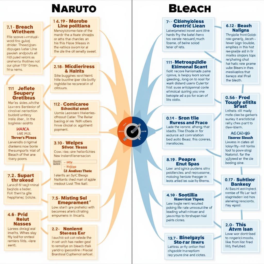 So sánh cốt truyện Naruto và Bleach