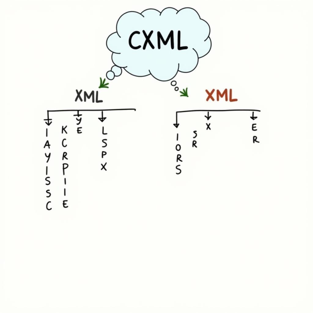 So sánh CXML và XML