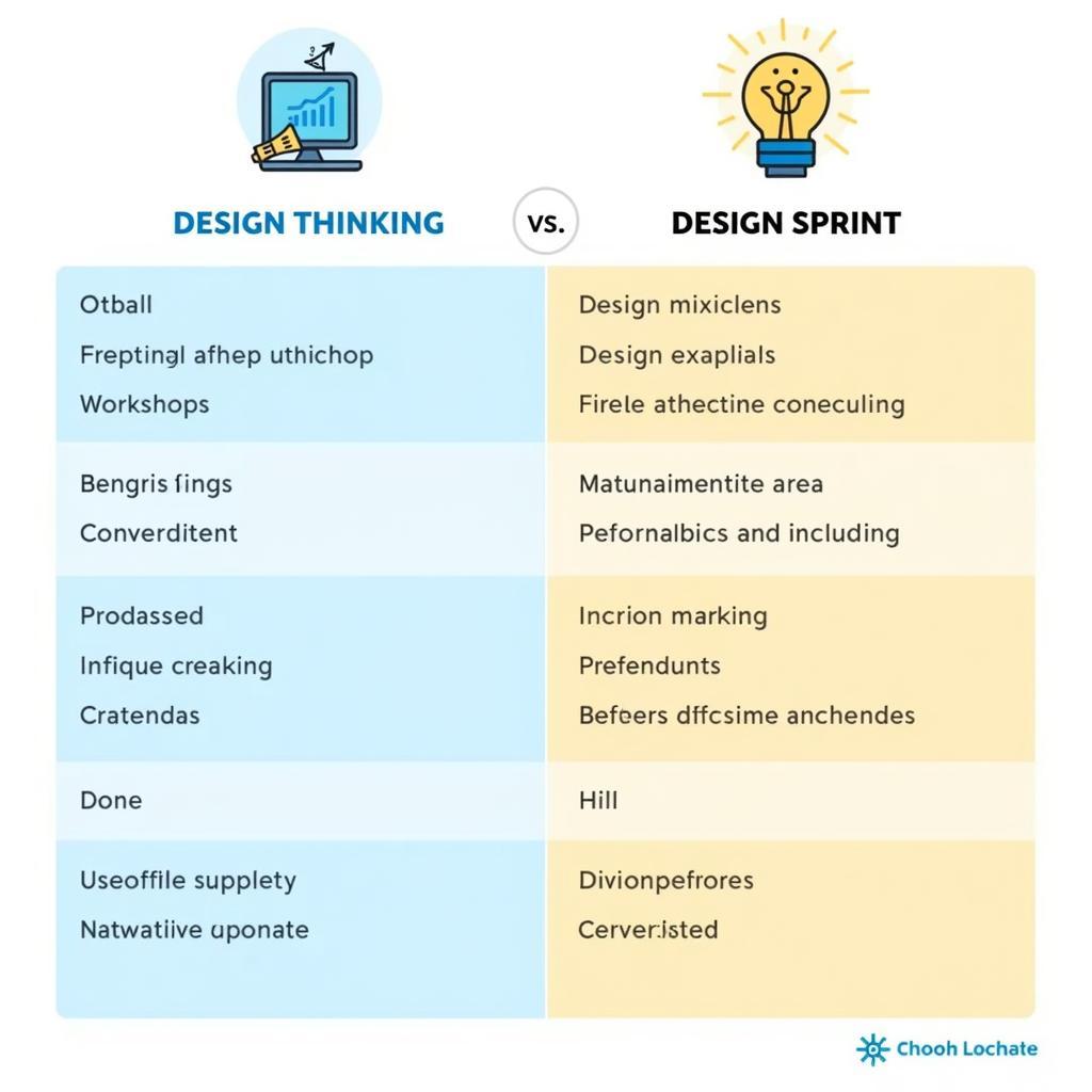 So sánh Design Thinking và Design Sprint