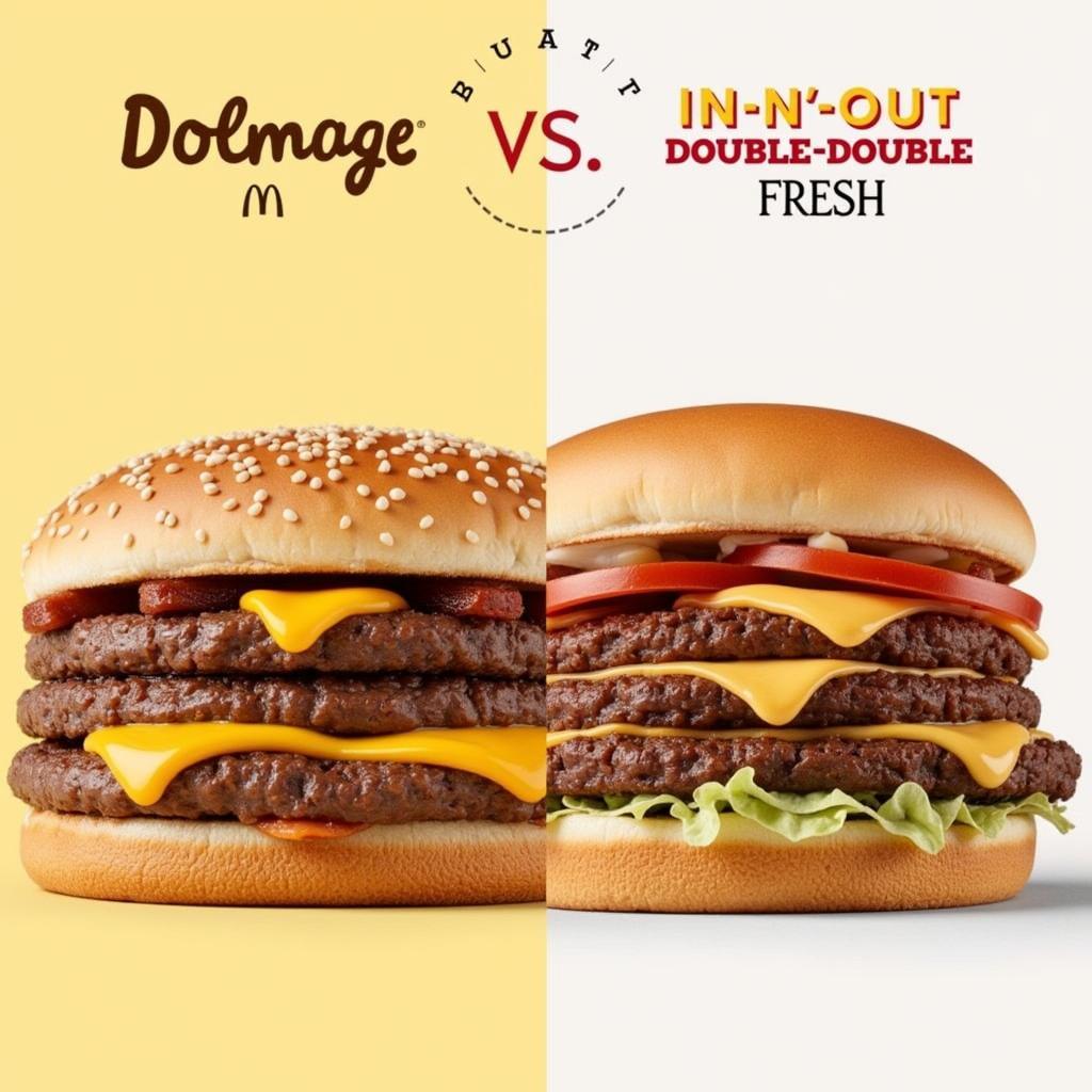 So sánh Hương Vị McDonald's vs In-N-Out