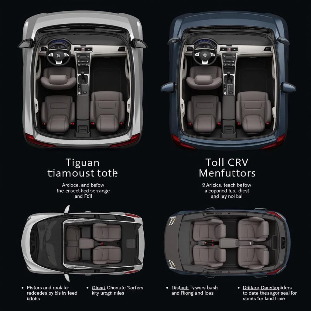 So sánh nội thất Tiguan và CRV