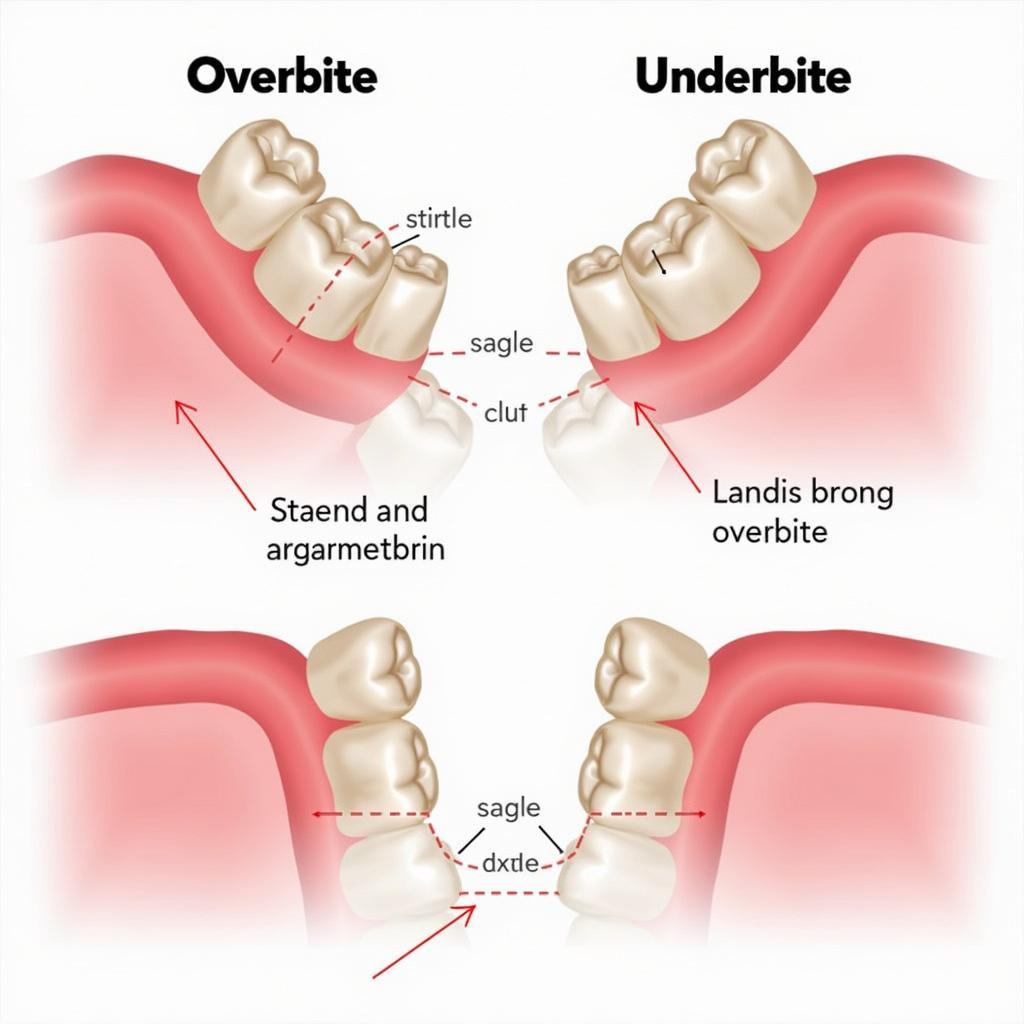 So sánh Overbite và Underbite