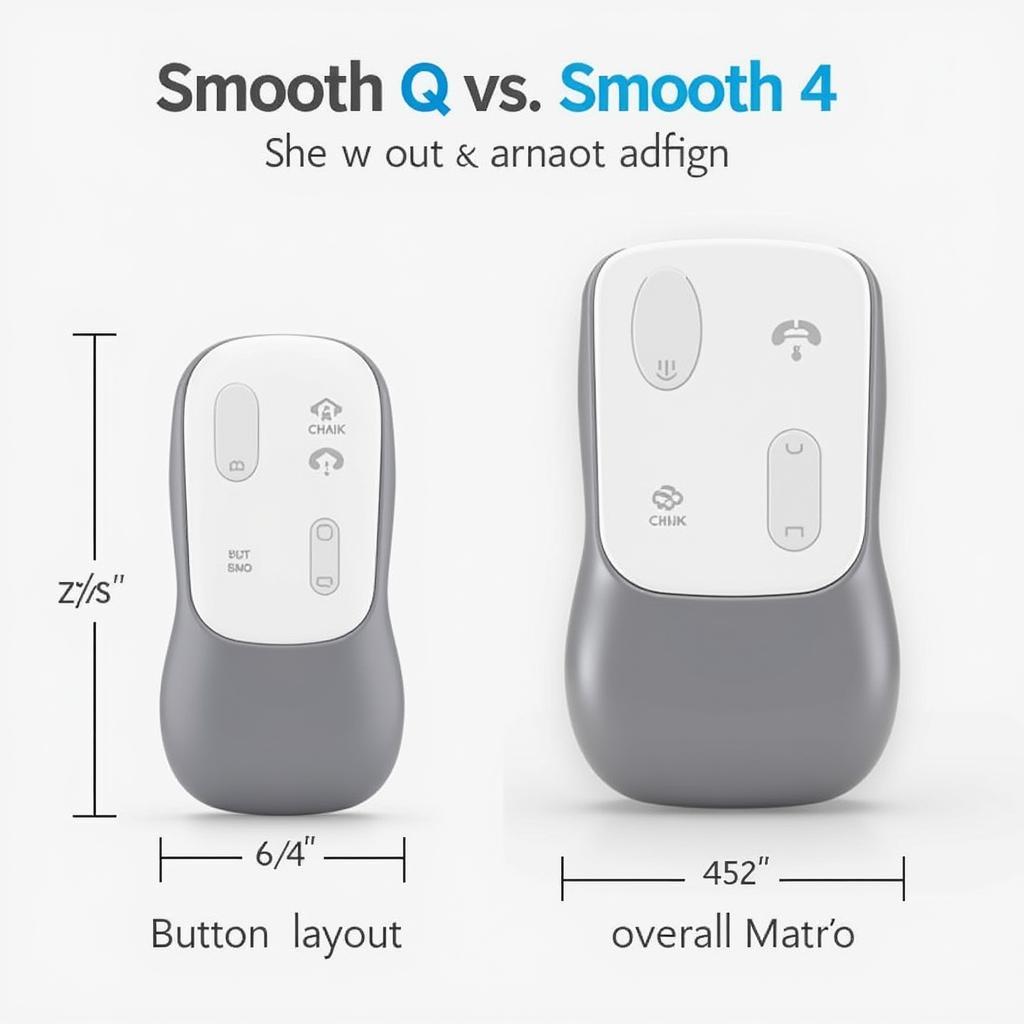 So sánh Smooth Q và Smooth 4 về thiết kế