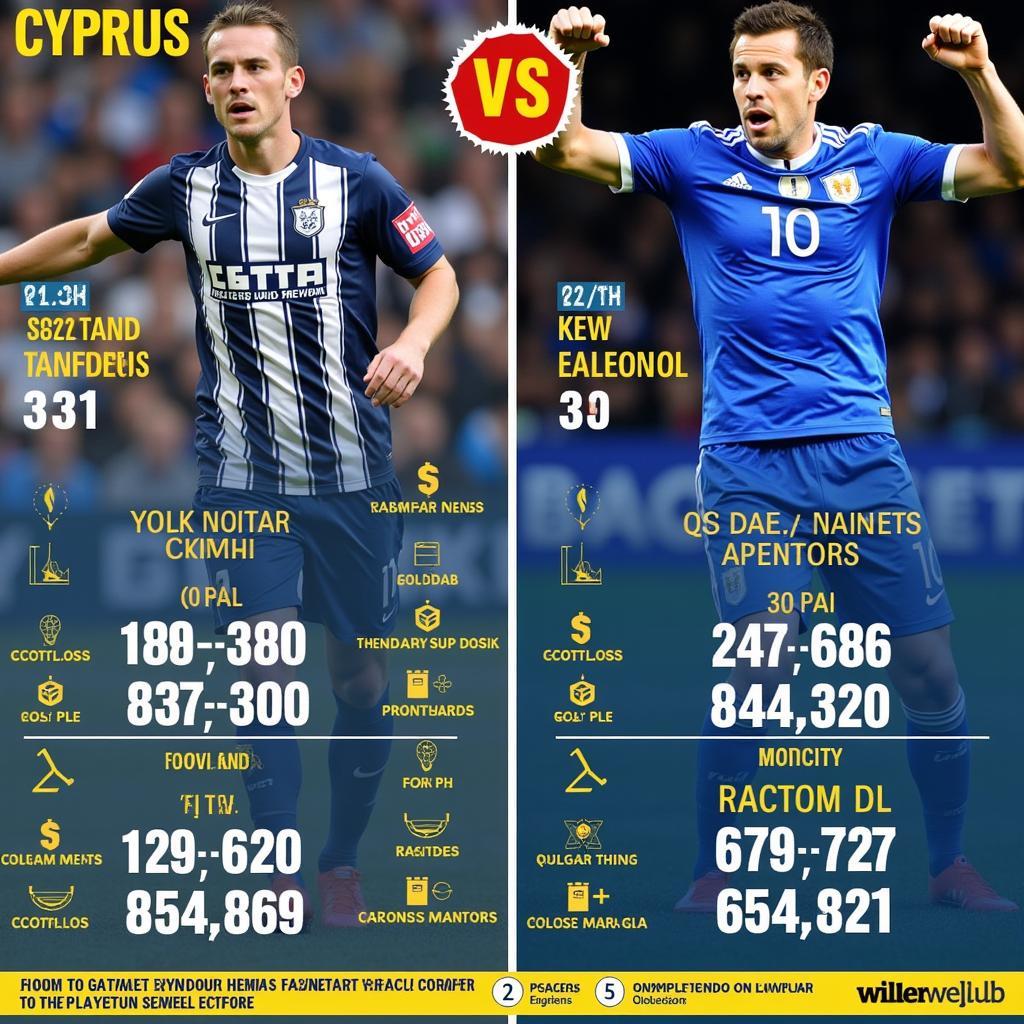 So sánh sức mạnh Cyprus vs Scotland