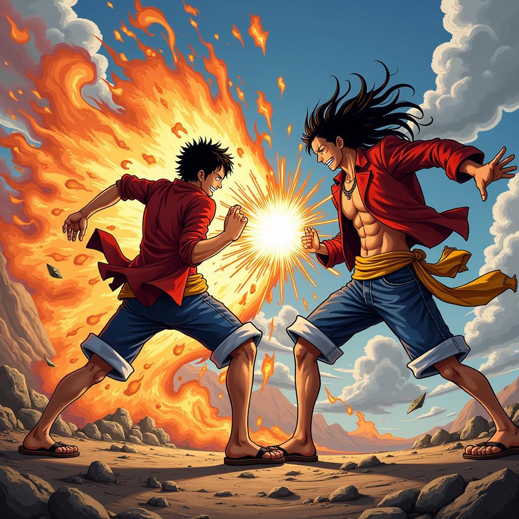 So sánh sức mạnh Luffy VS Kaido