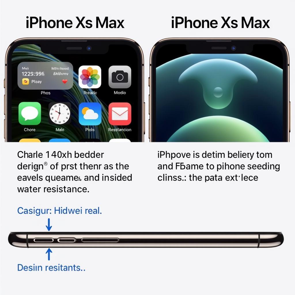 So sánh thiết kế iPhone Xs Max và iPhone 10+