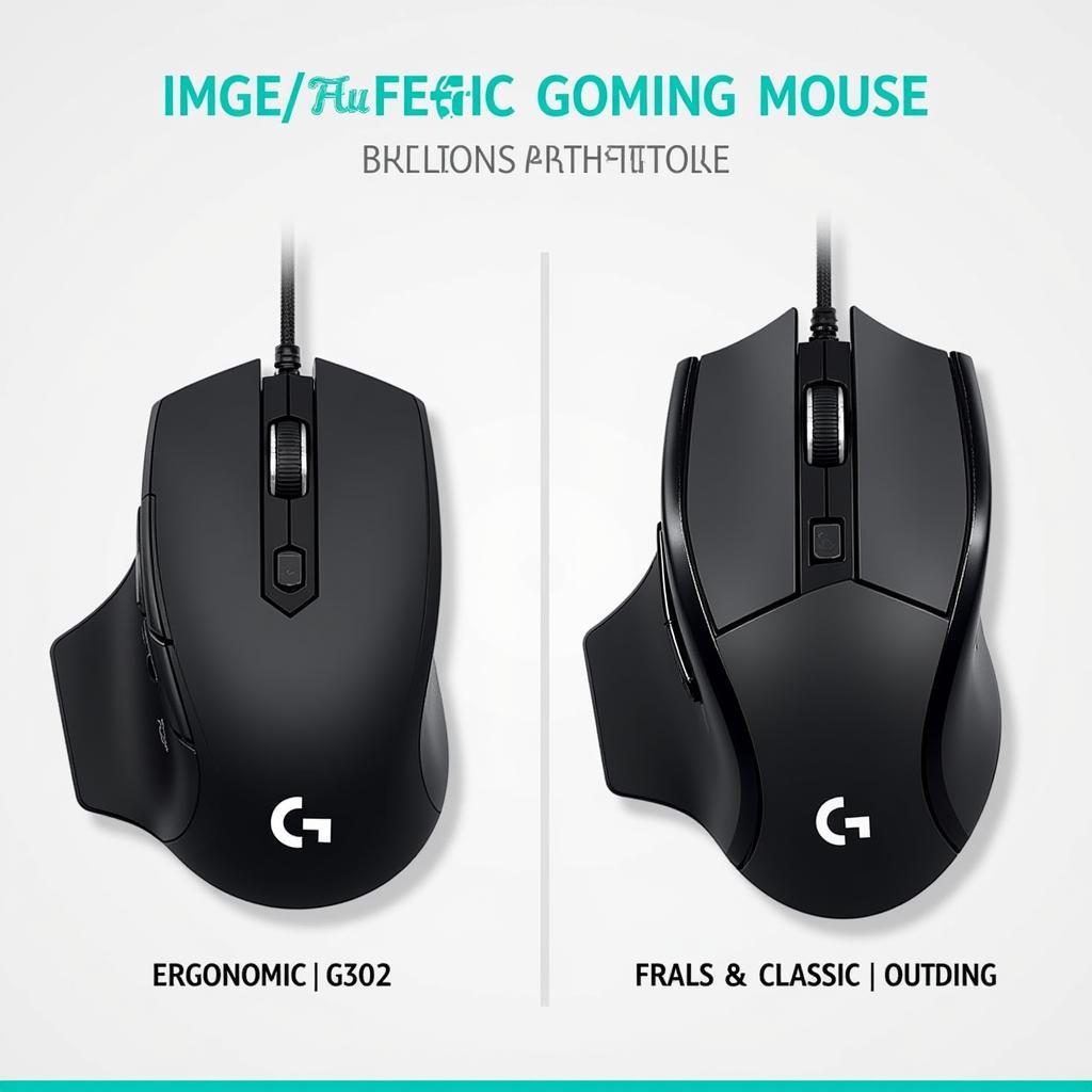 So sánh thiết kế Logitech G302 và G102