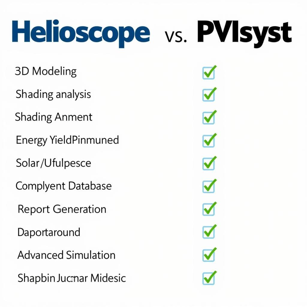 So sánh tính năng Helioscope và PVsyst