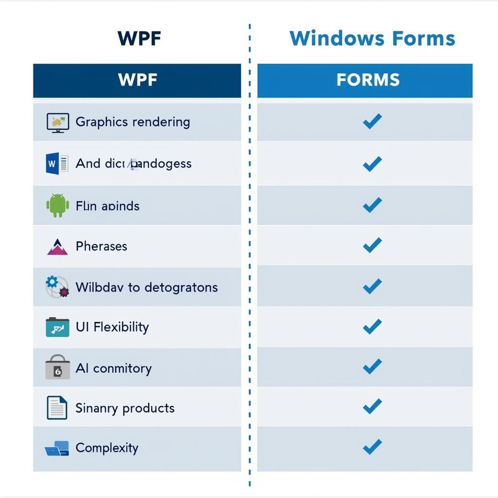 So sánh WPF và Windows Forms