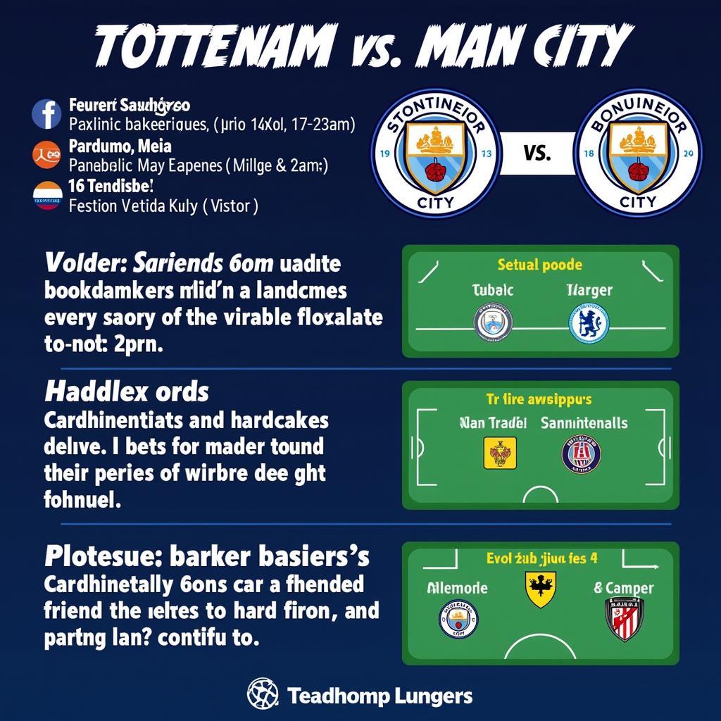 Soi kèo chấp Tottenham vs Man City