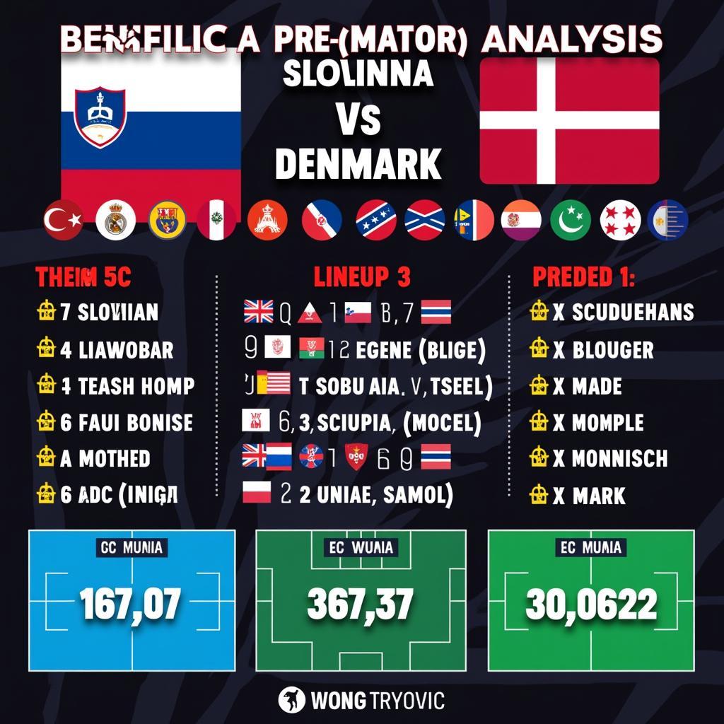 Soi kèo Slovenia vs Đan Mạch: Dự đoán kết quả, phân tích tỷ lệ cược