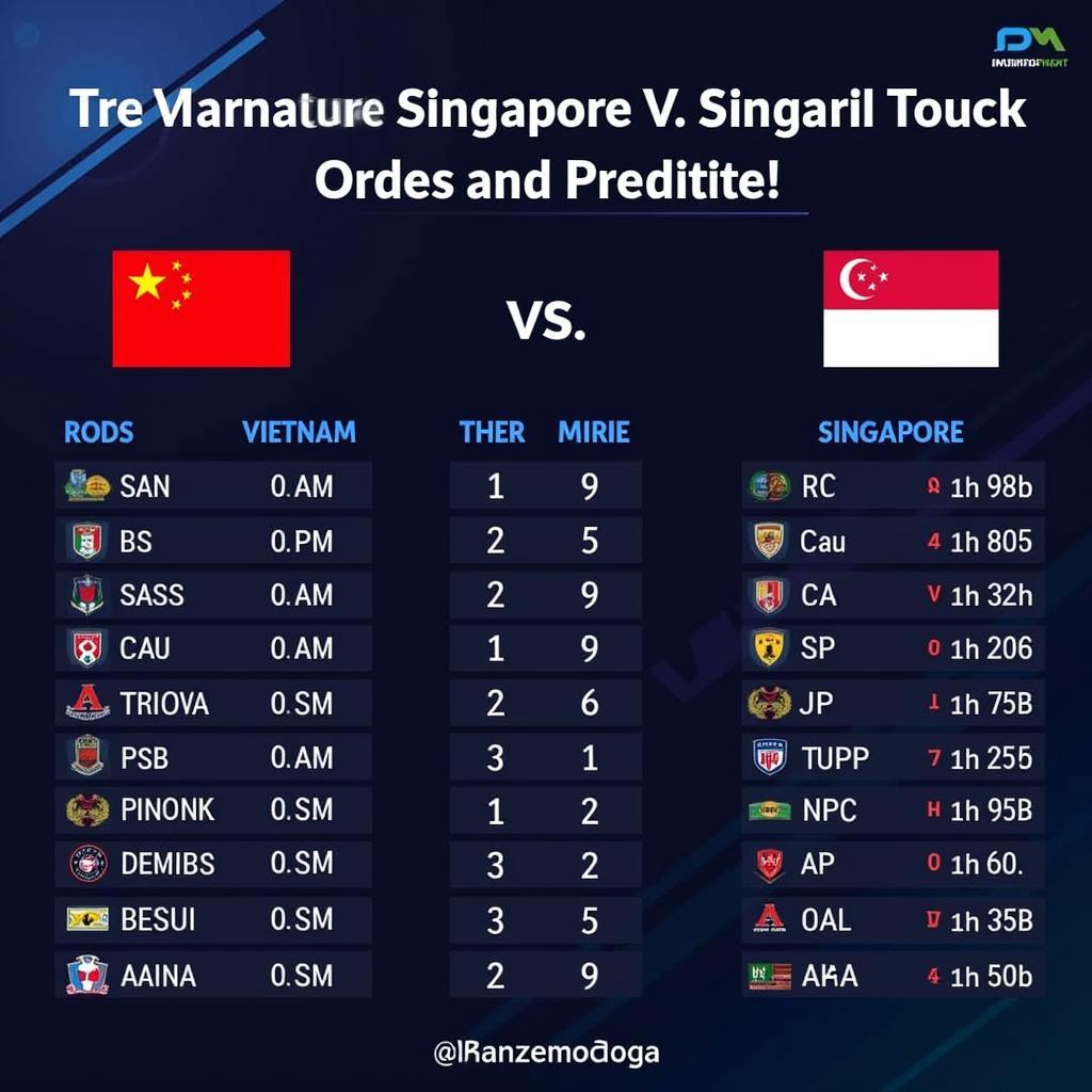 Soi kèo Việt Nam - Singapore