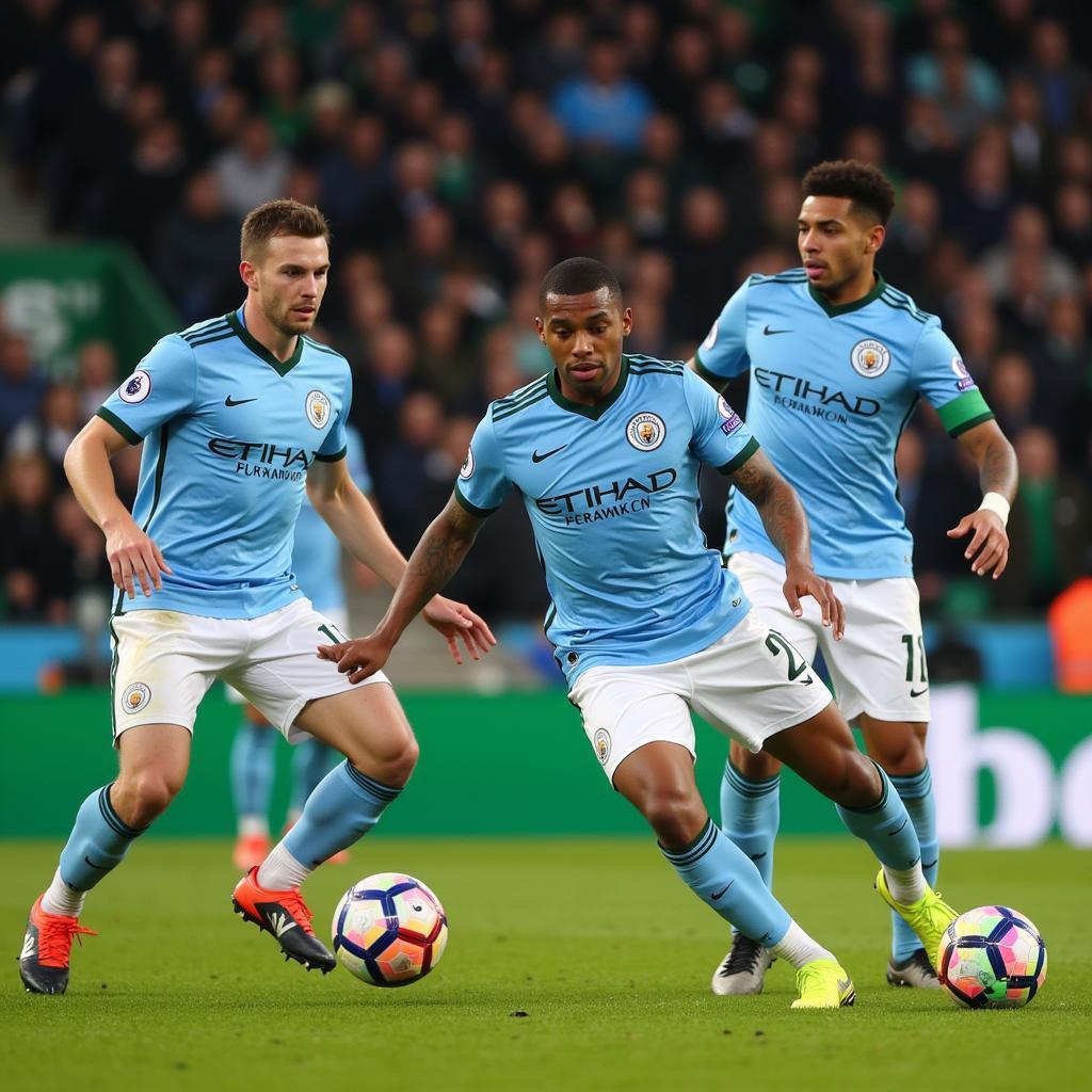 Sporting Lisbon phòng ngự vất vả trước Man City