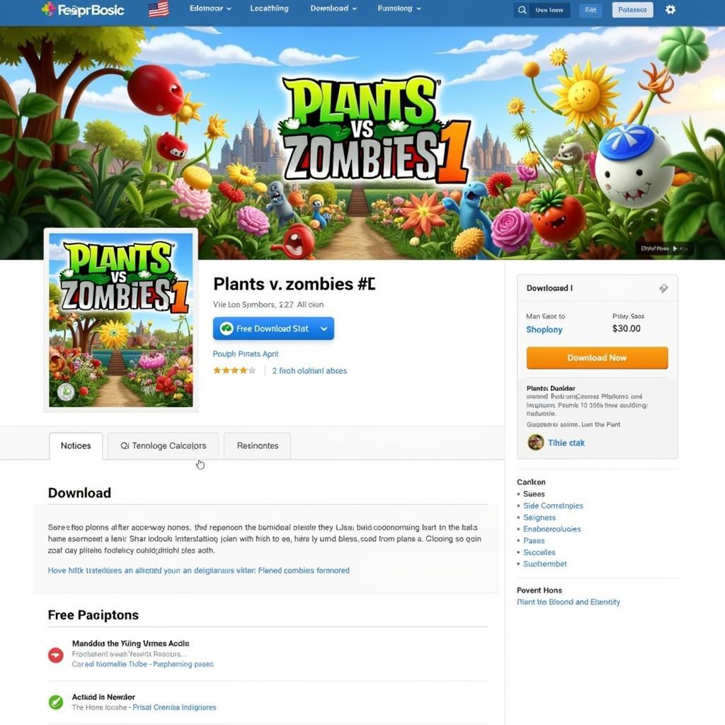 Tải Game Plants vs Zombies 1 PC Miễn Phí