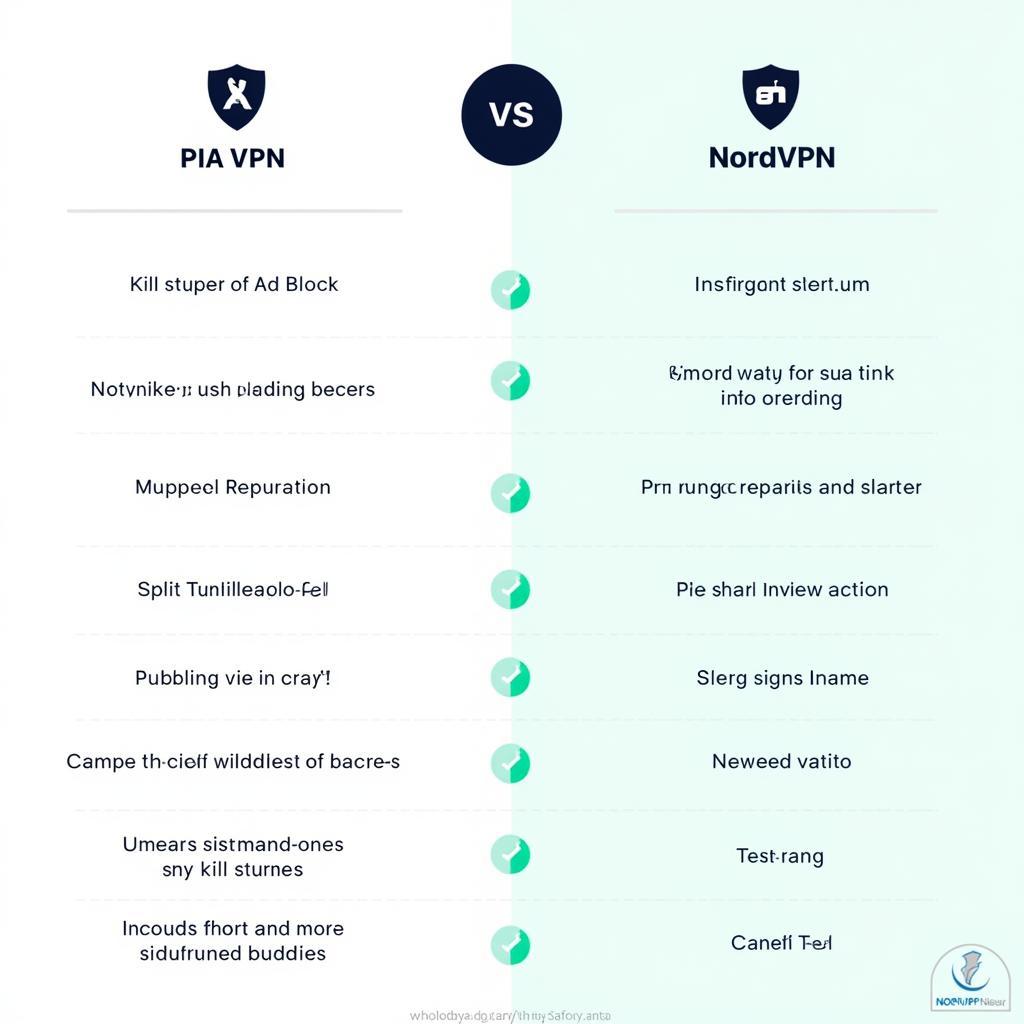 Tính năng của PIA VPN và NordVPN