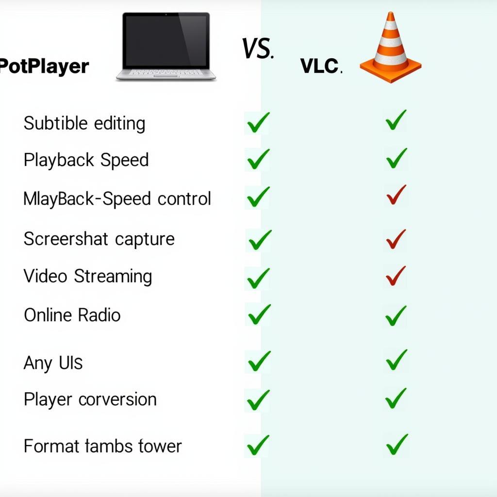 Tính năng PotPlayer vs VLC