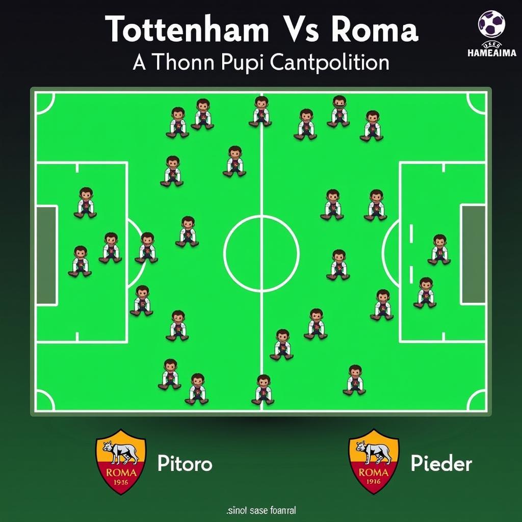 So sánh chiến thuật giữa Tottenham và Roma