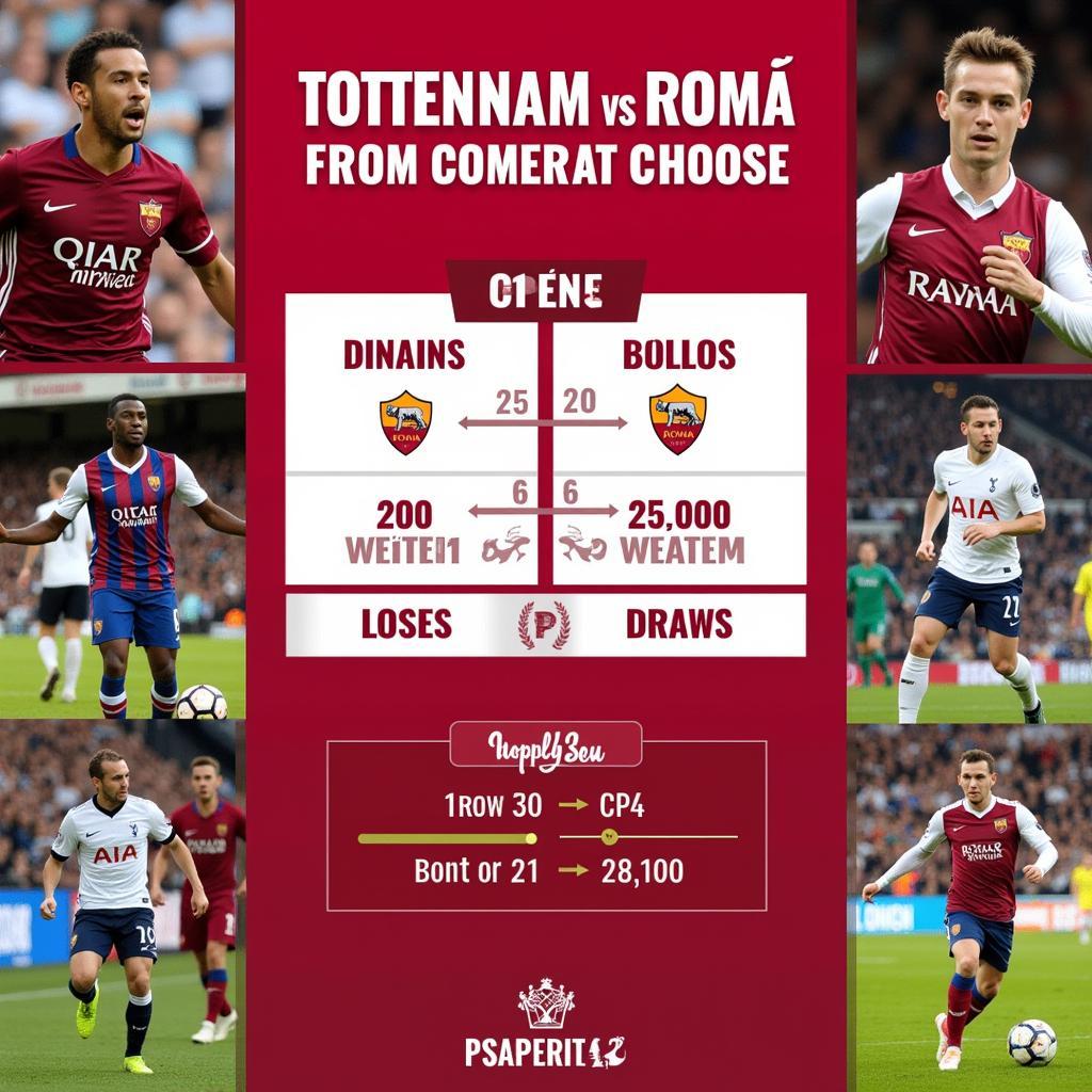 Lịch sử đối đầu giữa Tottenham và Roma