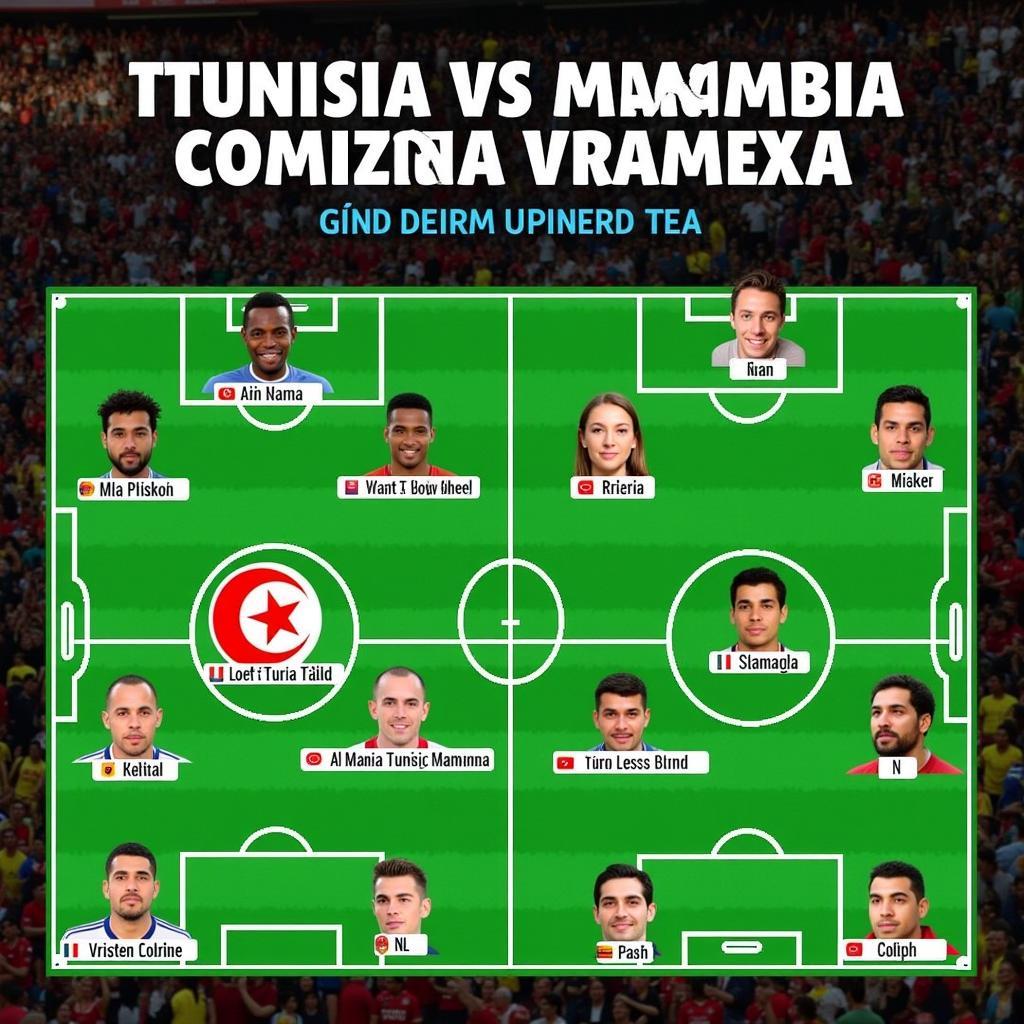 Đội hình ra sân Tunisia vs Namibia