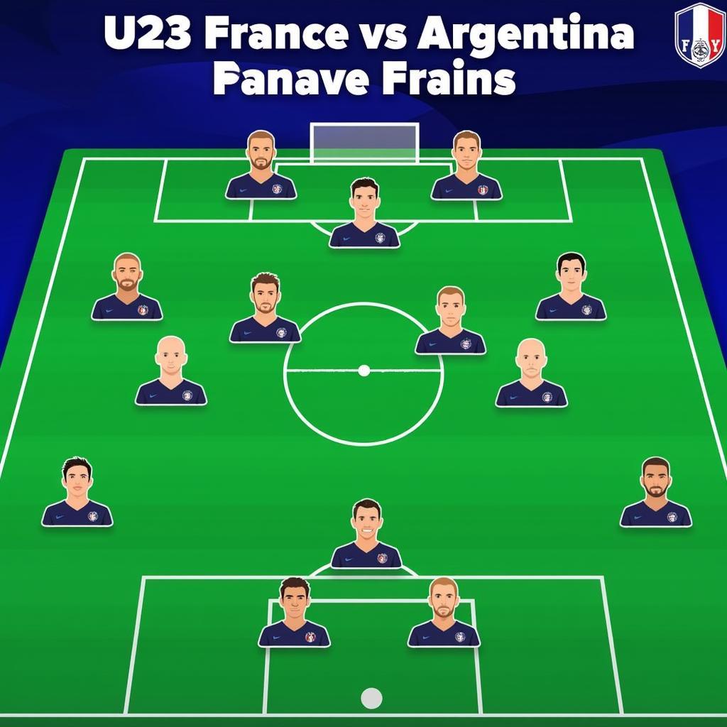 Chiến thuật dự kiến của U23 Pháp vs U23 Argentina