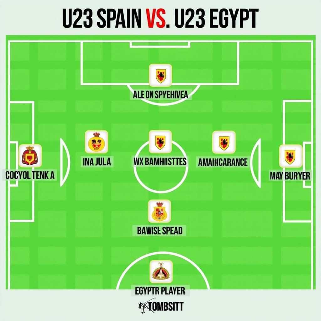 U23 Tây Ban Nha vs Ai Cập: Đội hình ra sân dự kiến