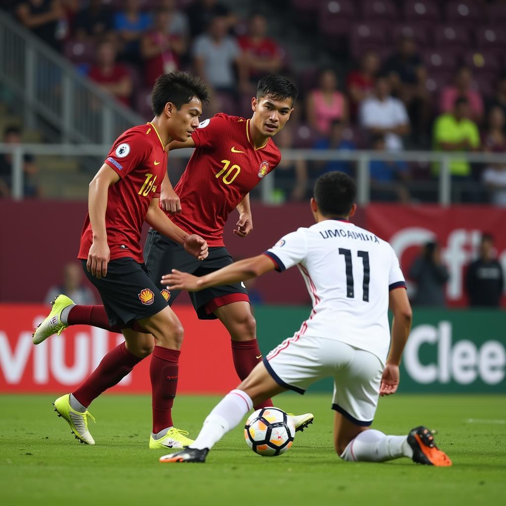 U23 Việt Nam vs U23 Qatar: Trận đấu kịch tính