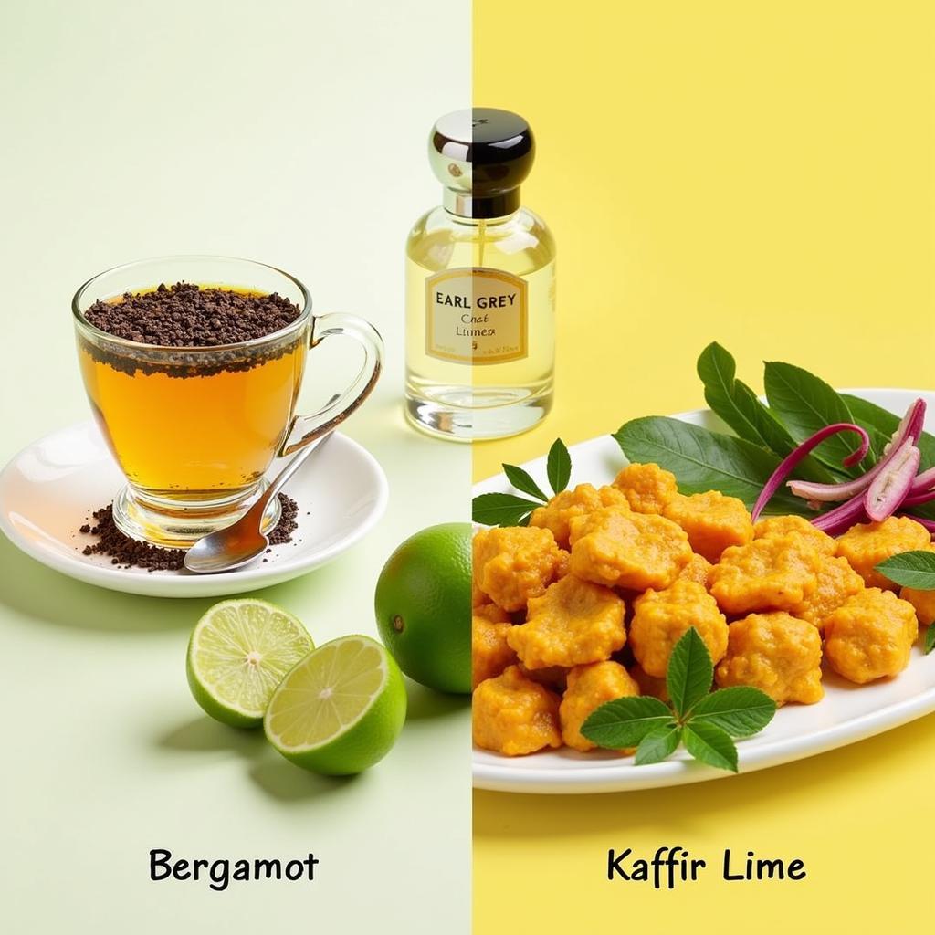 Ứng dụng của Bergamot và Kaffir Lime