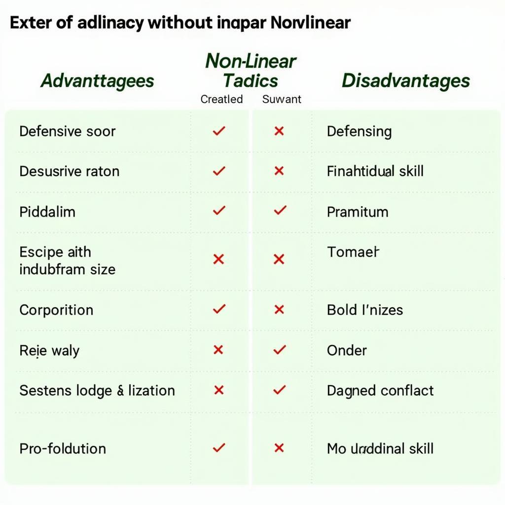 Ưu nhược điểm Linear vs Nonlinear