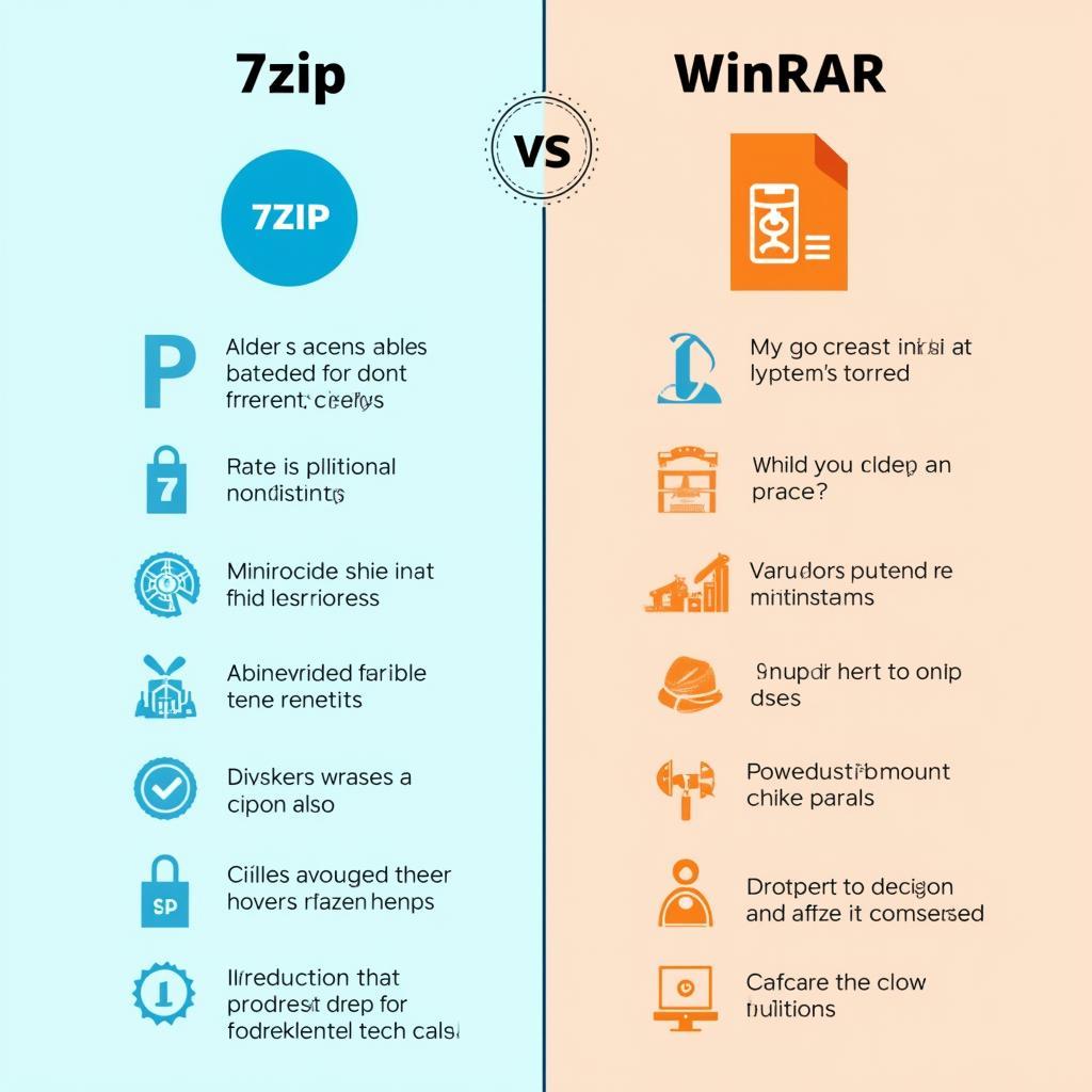 Ưu và nhược điểm của 7zip và WinRAR