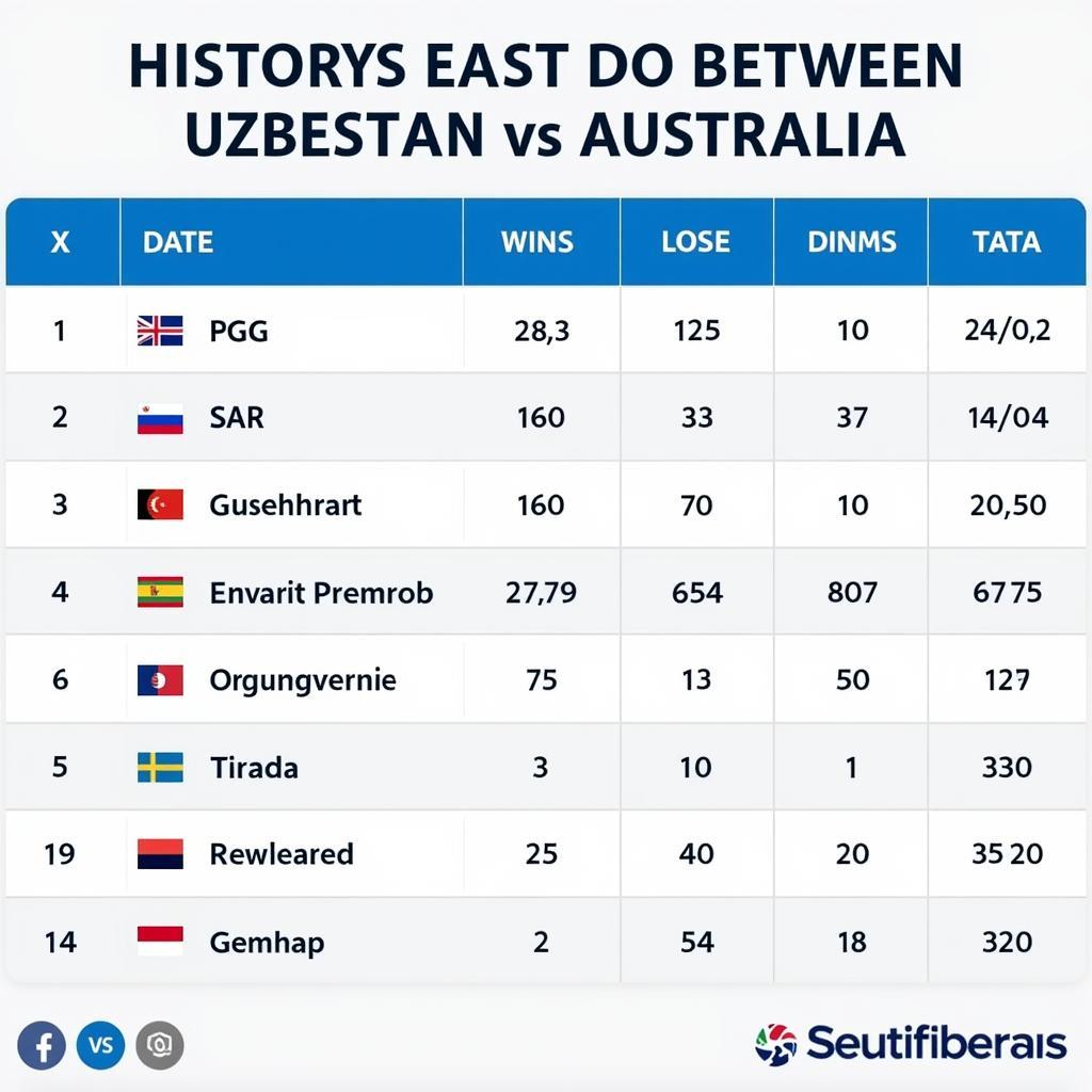 Lịch sử đối đầu Uzbekistan vs Australia