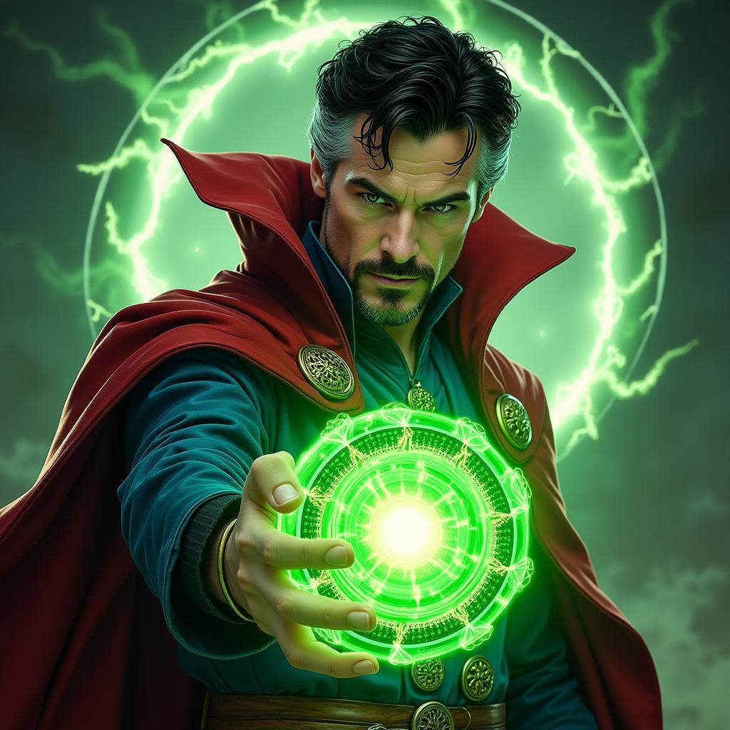 Viên đá thời gian Time Stone trong tay Doctor Strange