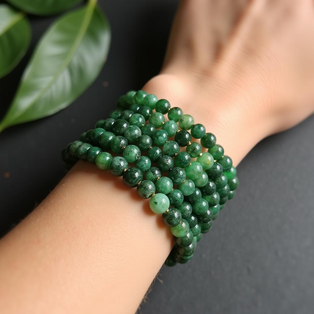 Vòng Tay Đá Aventurine Phong Thủy Đẹp