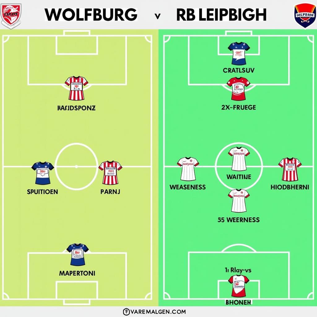 Phân tích chiến thuật Wolfsburg vs RB Leipzig