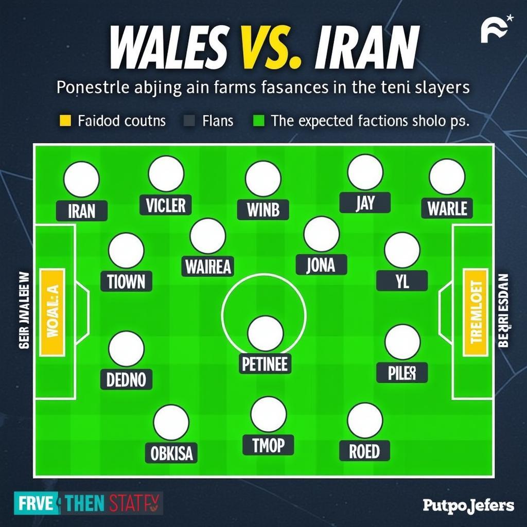 Xứ Wales vs Iran Đội Hình