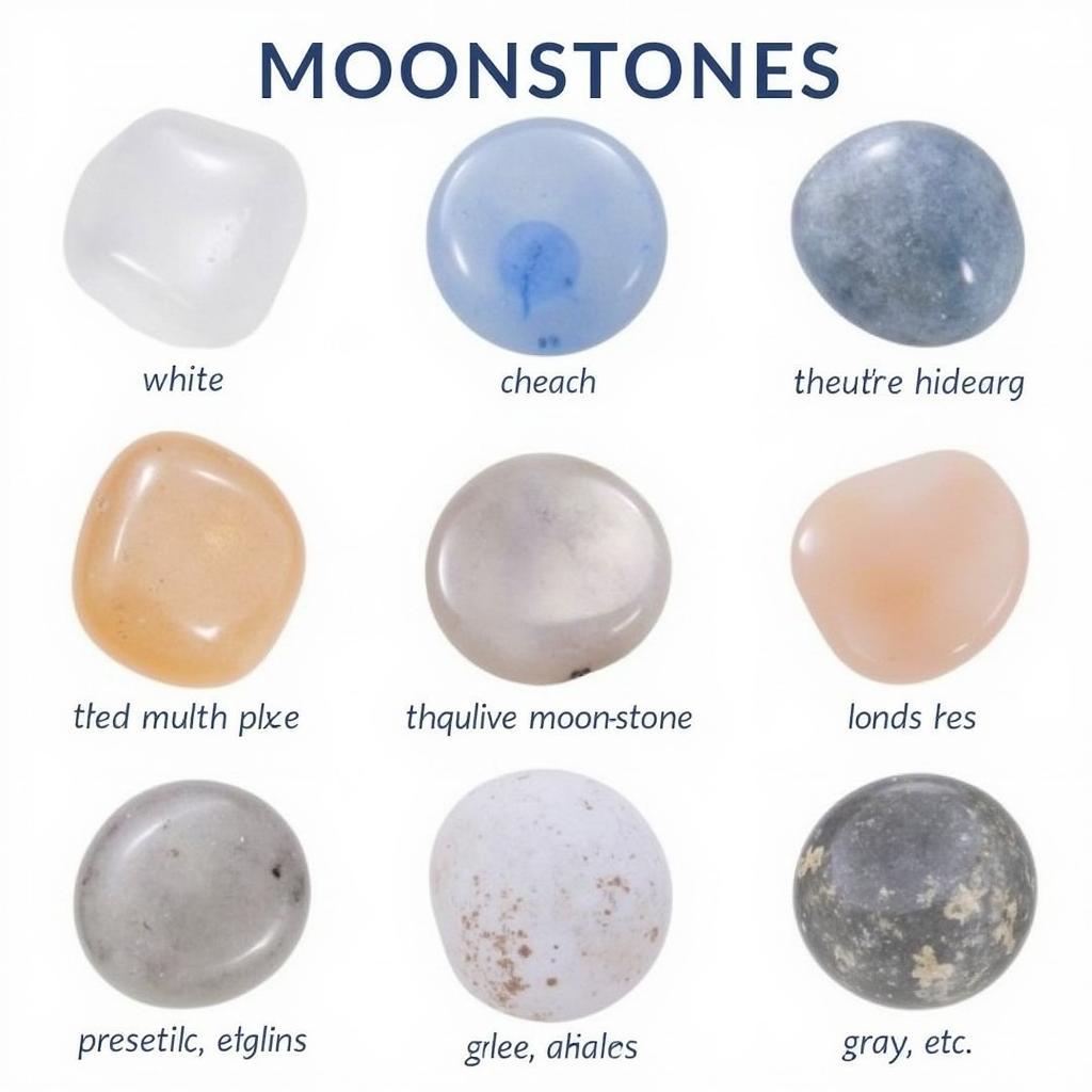 Ý Nghĩa Đá Moonstone Theo Màu Sắc