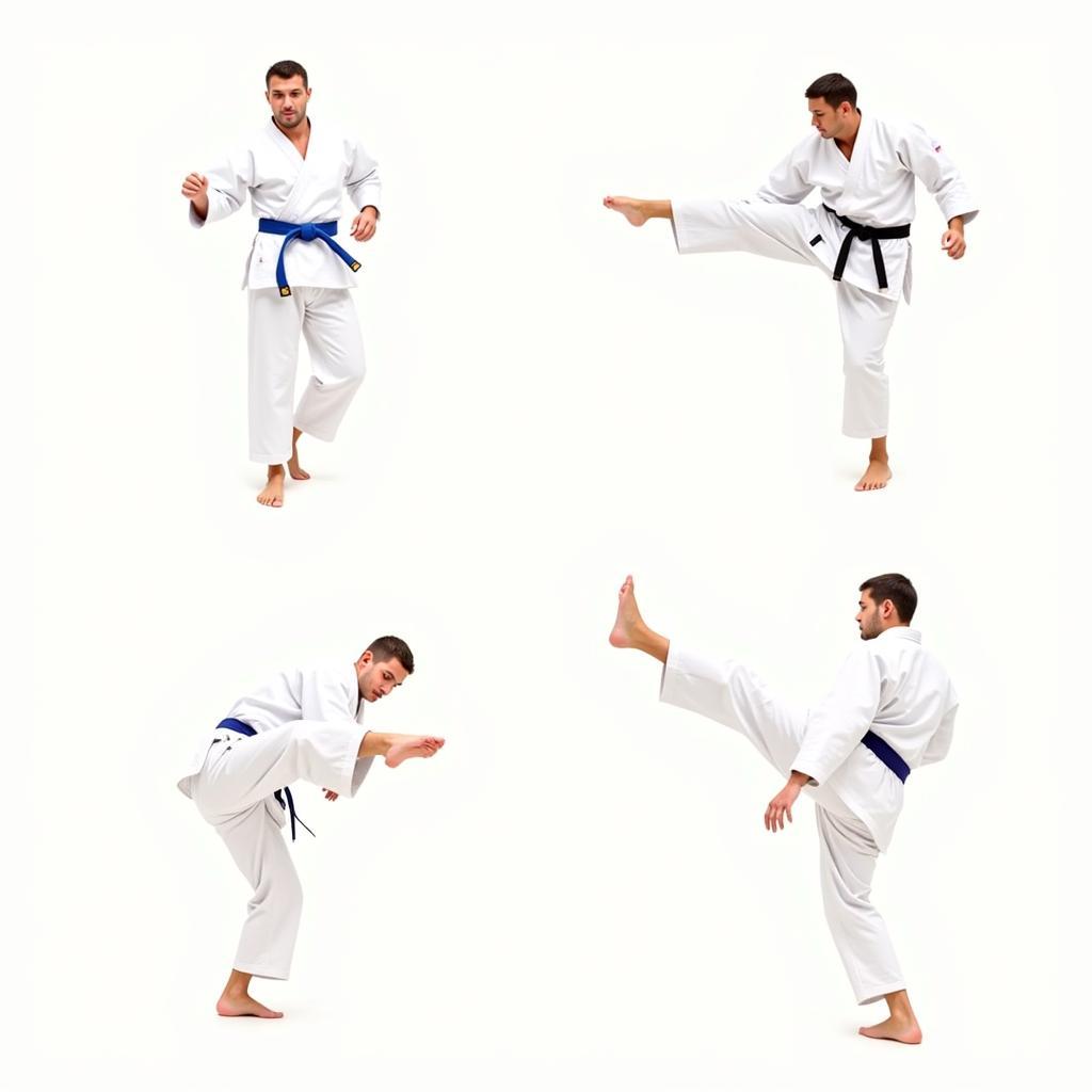 Các kỹ thuật Aikido chống đòn đá