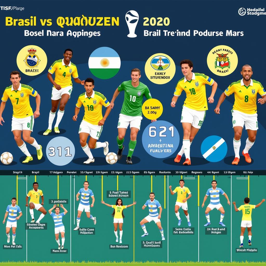 Lịch sử đối đầu Brazil vs Argentina