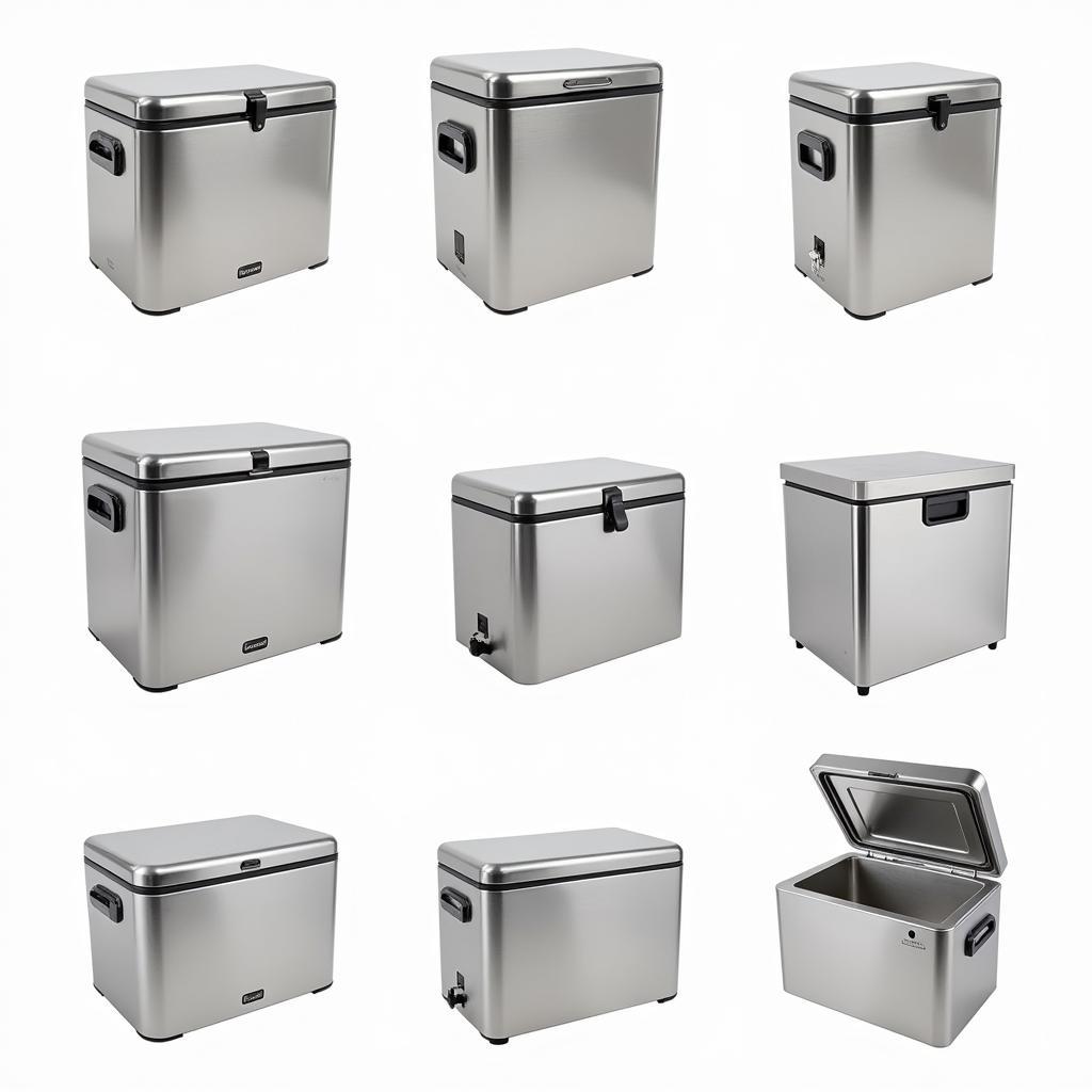 Các loại thùng đá inox