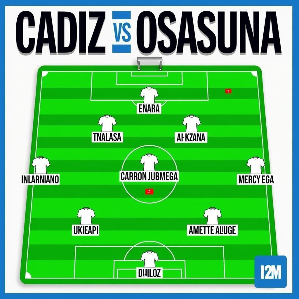 Đội hình ra sân dự kiến Cadiz vs Osasuna